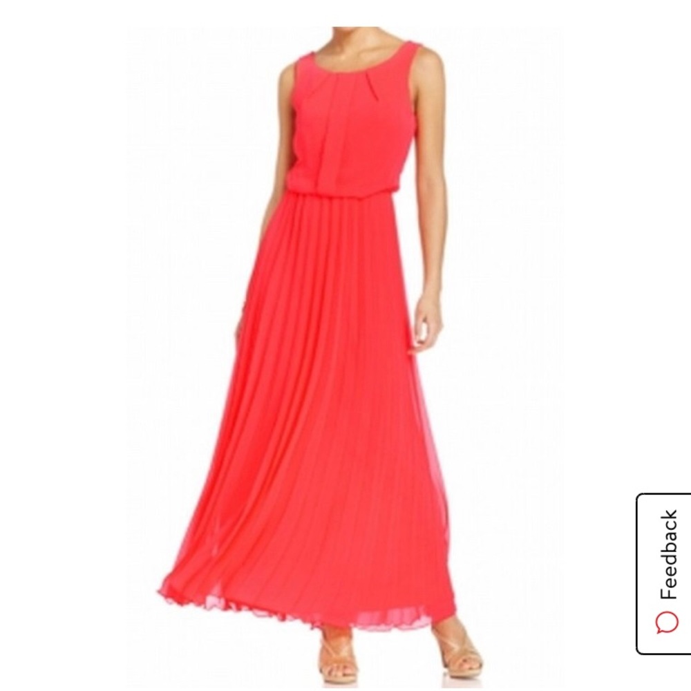 B darlin coral maxi dress